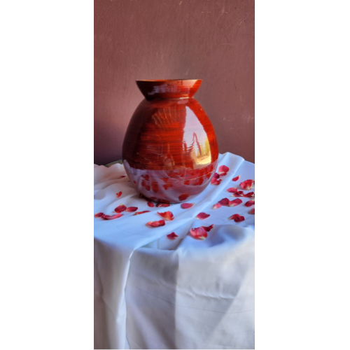 Flower Pot- Rustic Brown